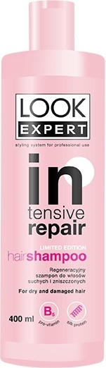 LOOK EXPERT regenerační šampon na suché poškozené vlasy 400ml